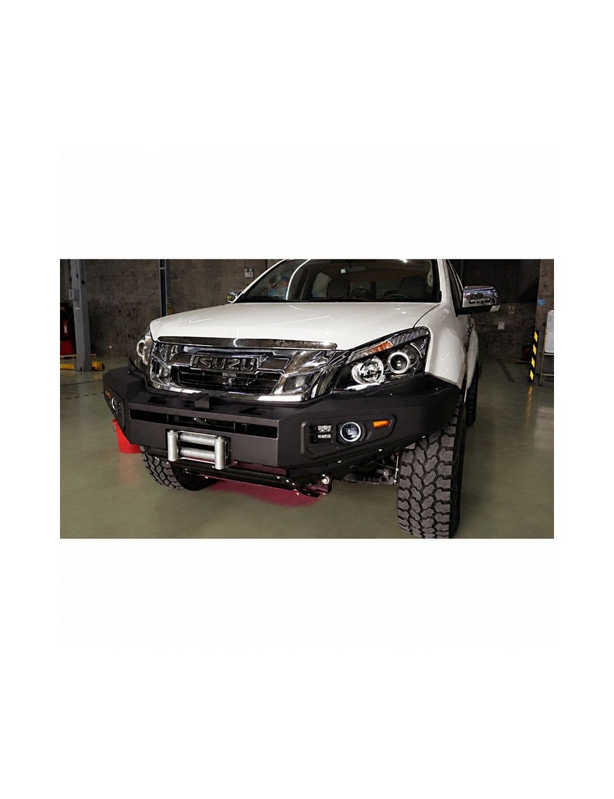 Stalowy przedni zderzak z płytą montażową wyciągarki Snakeman 4WD — Isuzu D-Max (SNBF09) - ujęcie 3