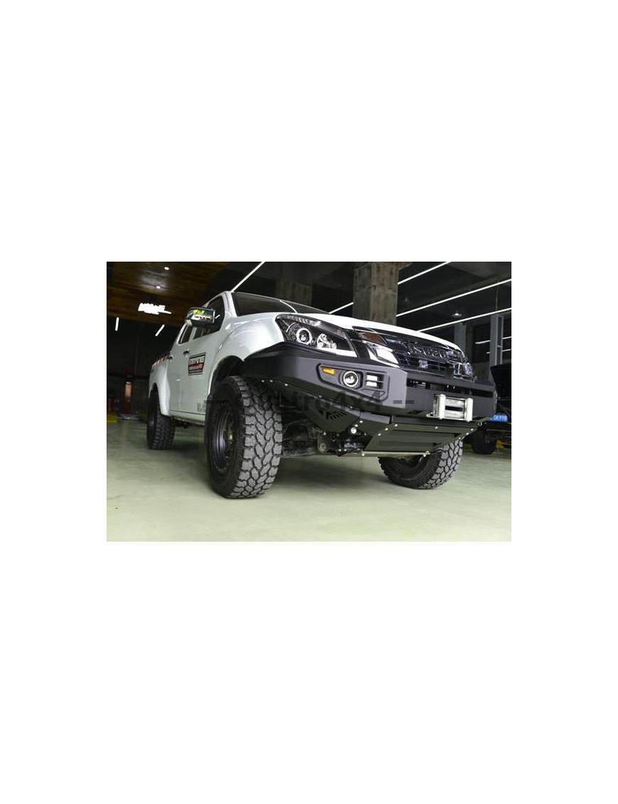 Stalowy przedni zderzak z płytą montażową wyciągarki Snakeman 4WD — Isuzu D-Max (SNBF09) - ujęcie 5
