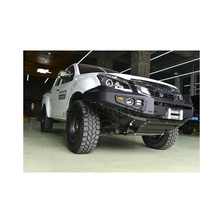 Stalowy przedni zderzak z płytą montażową wyciągarki Snakeman 4WD — Isuzu D-Max (SNBF09) - ujęcie 5