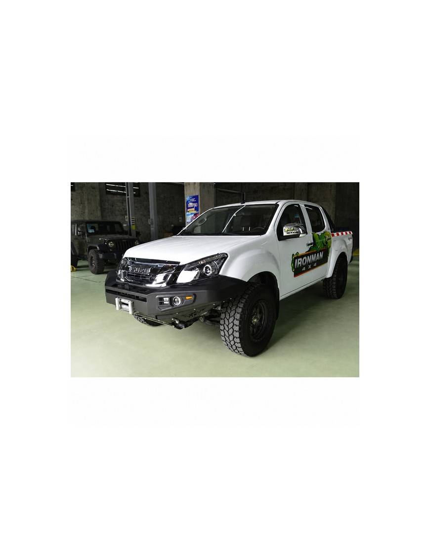Stalowy przedni zderzak z płytą montażową wyciągarki Snakeman 4WD — Isuzu D-Max (SNBF09) - ujęcie 7
