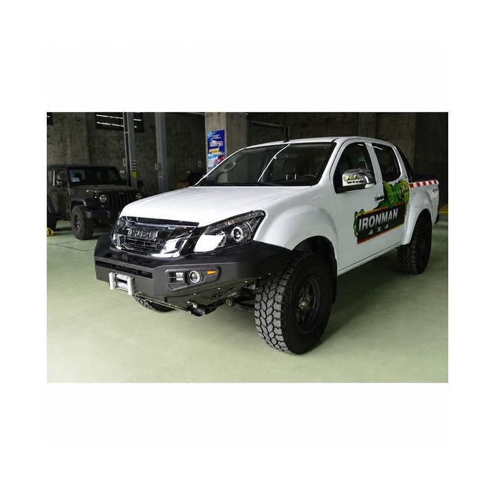 Stalowy przedni zderzak z płytą montażową wyciągarki Snakeman 4WD — Isuzu D-Max (SNBF09) - ujęcie 7
