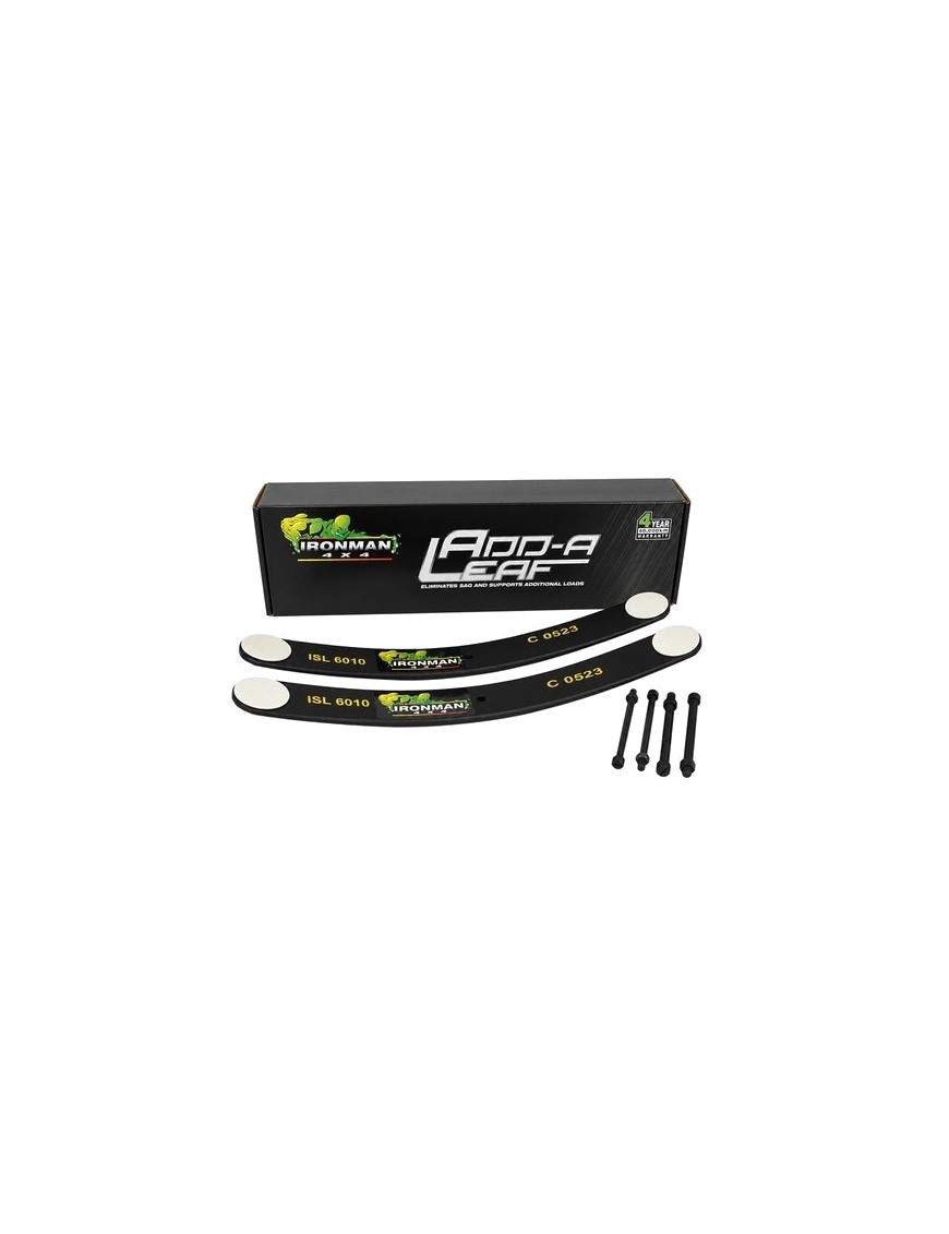 Zestaw dodatkowych PIÓR resorów IRONMAN4X4 — Fiat Fullback, Ford Ranger PX MK, Ford Ranger T6 PX (ISL6010) Zestaw dodatkowych PIÓR resorów IRONMAN4X4 — Fiat Fullback, Ford Ranger PX MK, Ford Ranger T6 PX (ISL6010)