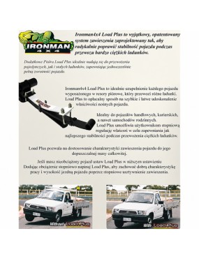 Zestaw dodatkowych PIÓR resorów IRONMAN4X4 — Fiat Fullback, Ford Ranger PX MK, Ford Ranger T6 PX (ISL6010) - ujęcie 12