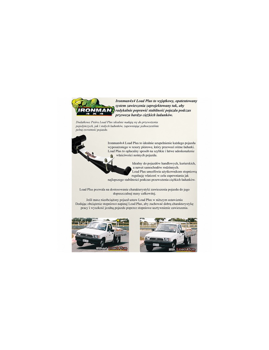 Zestaw dodatkowych PIÓR resorów IRONMAN4X4 — Fiat Fullback, Ford Ranger PX MK, Ford Ranger T6 PX (ISL6010) - ujęcie 12 Zestaw dodatkowych PIÓR resorów IRONMAN4X4 — Fiat Fullback, Ford Ranger PX MK, Ford Ranger T6 PX (ISL6010) - ujęcie 12