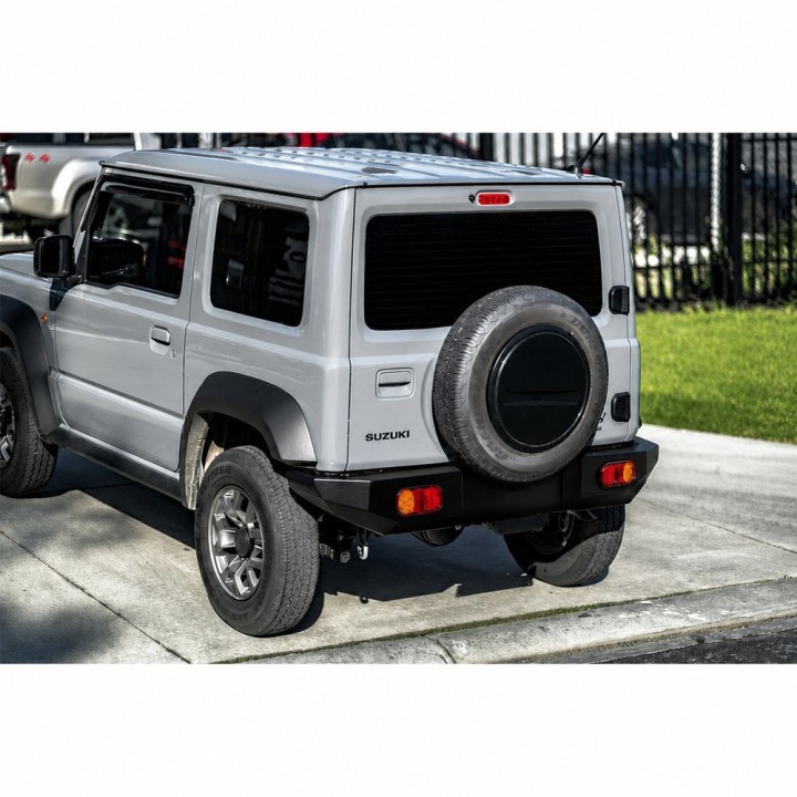Tylny stalowy zderzak z oświetleniem LED Snakeman 4WD — Suzuki Jimny (SNBR13) - ujęcie 2