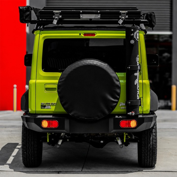 Tylny stalowy zderzak z oświetleniem LED Snakeman 4WD — Suzuki Jimny (SNBR13) - ujęcie 6