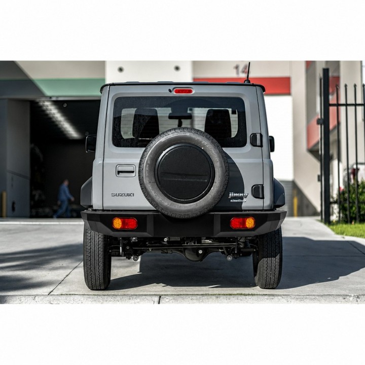 Tylny stalowy zderzak z oświetleniem LED Snakeman 4WD — Suzuki Jimny (SNBR13) - ujęcie 7