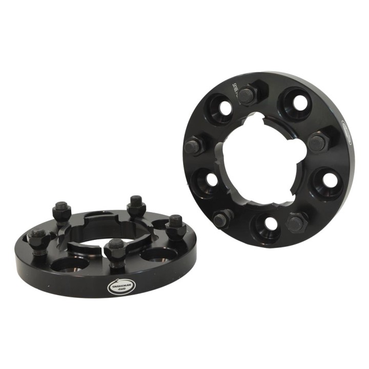 Wysokiej jakości aluminiowe dystanse do kół (cena ZA 2 szt.) Snakeman 4WD — Land Rover Discovery (SND5X165,1X113X25/16x1,5C-2)