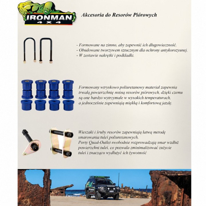 Zestaw do obniżenia tylnych odboi IRONMAN4X4 — Jeep Wrangler JL (1236K) - ujęcie 5