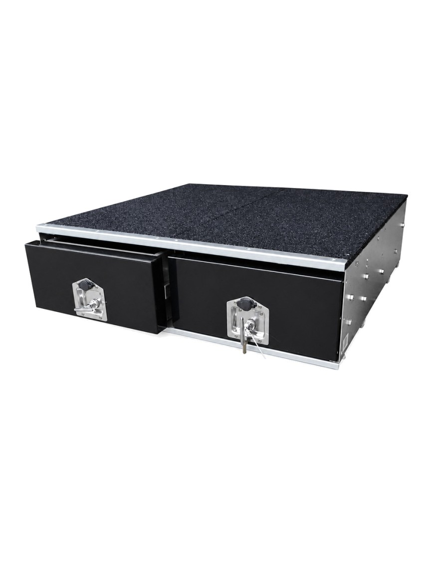 Podwójna szuflada marki IRONMAN4X4 - locksafe WTIN drawers - 900MM (ITD900UC) - ujęcie 3