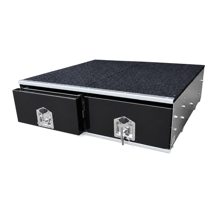 Podwójna szuflada marki IRONMAN4X4 - locksafe WTIN drawers - 900MM (ITD900UC) - ujęcie 3
