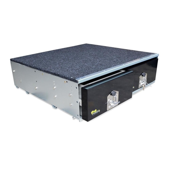 Podwójna szuflada marki IRONMAN4X4 - locksafe WTIN drawers - 900MM (ITD900UC) - ujęcie 4