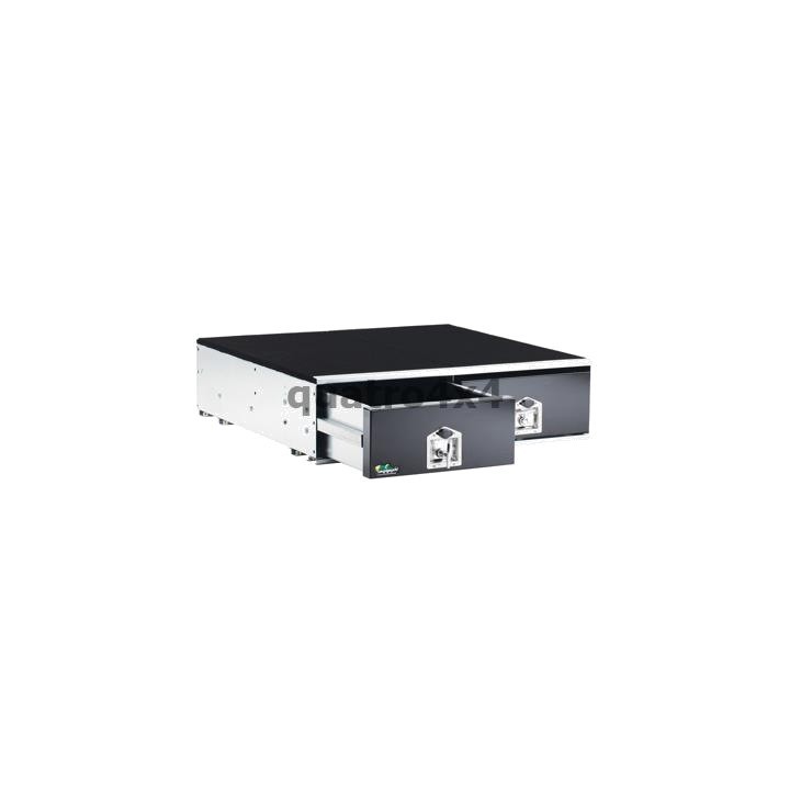 Podwójna szuflada marki IRONMAN4X4 - locksafe WTIN drawers - 900MM (ITD900UC) - ujęcie 6