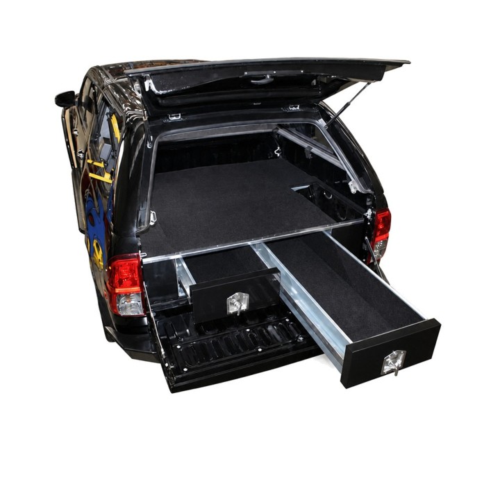 Podwójna szuflada marki IRONMAN4X4 - locksafe WTIN drawers - 900MM (ITD900UC) - ujęcie 9