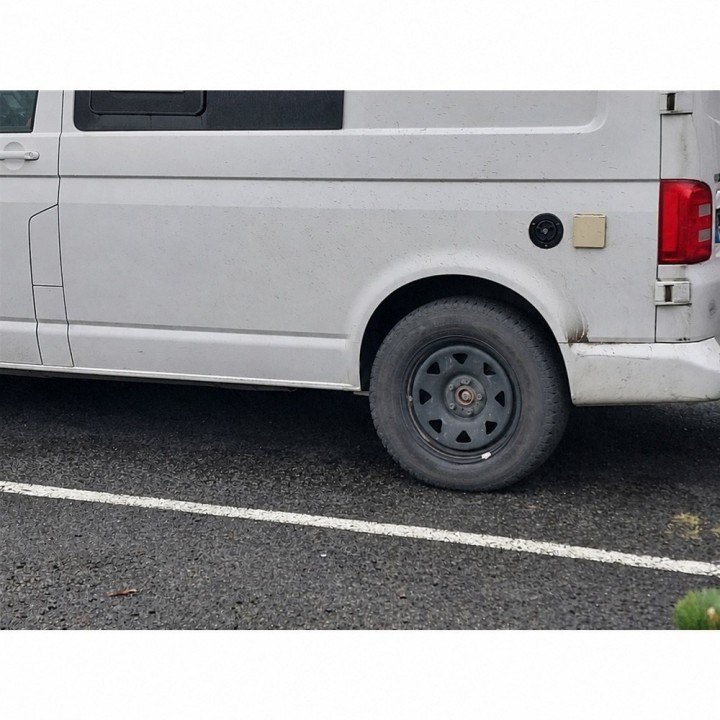 Felga stalowa czarna 1 sztuka 16x7 | ET 50 Snakeman 4WD — Volkswagen Transporter/Multivan/Caravelle - ujęcie 9