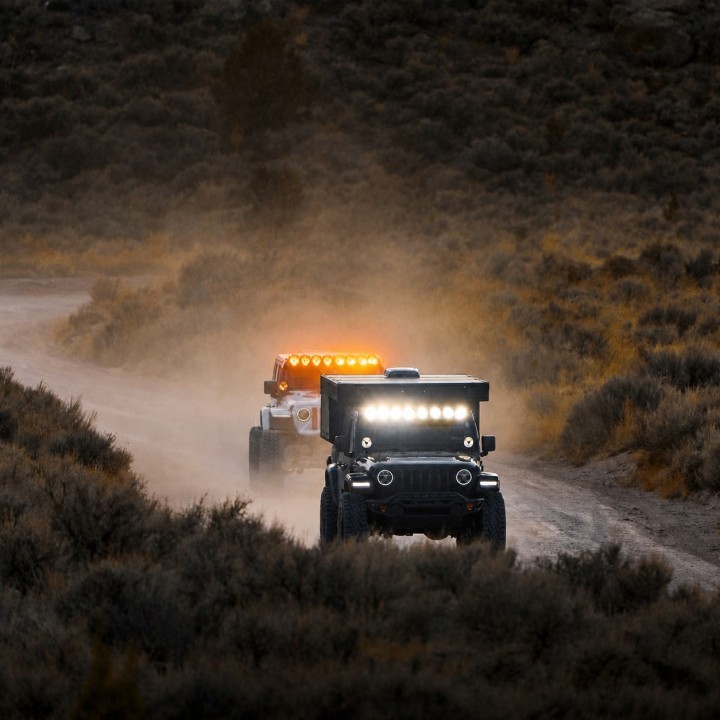 Zestaw lamp KC HiLiTES Gravity Titan 50" – Jeep Wrangler JL 4xe 2018–2024