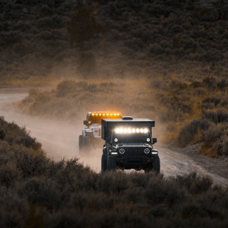 Zestaw lamp KC HiLiTES Gravity Titan 50" — Jeep Wrangler JK 2007–2017