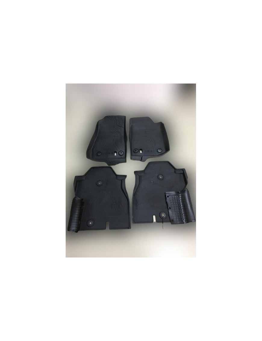 Dywaniki gumowe TopFire Jeep Wrangler JL 4D 2018+ (bez 4xe)