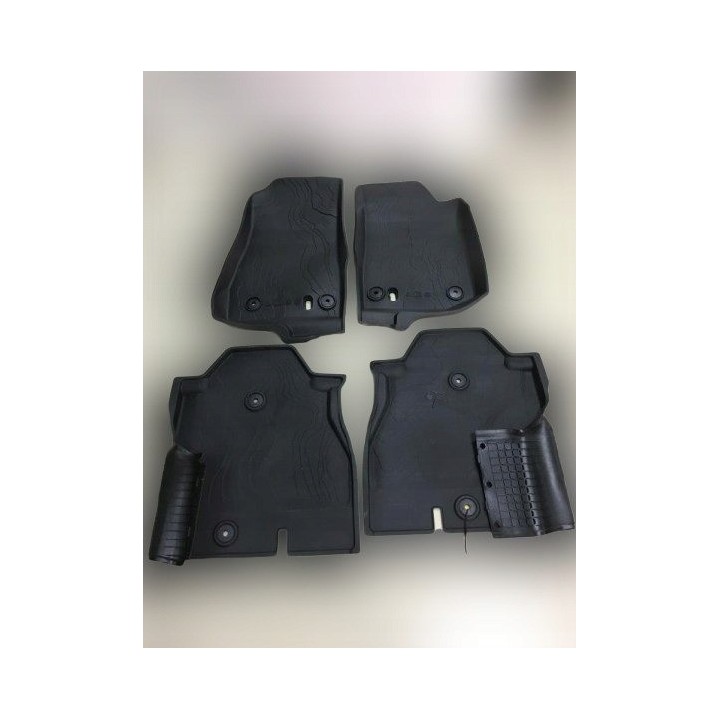 Dywaniki gumowe TopFire Jeep Wrangler JL 4D 2018+ (bez 4xe)