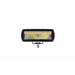 Lampa robocza LED 17 W z funkcją ostrzegawczą, homologacja E9, mocowanie na wsporniku - ujęcie 2