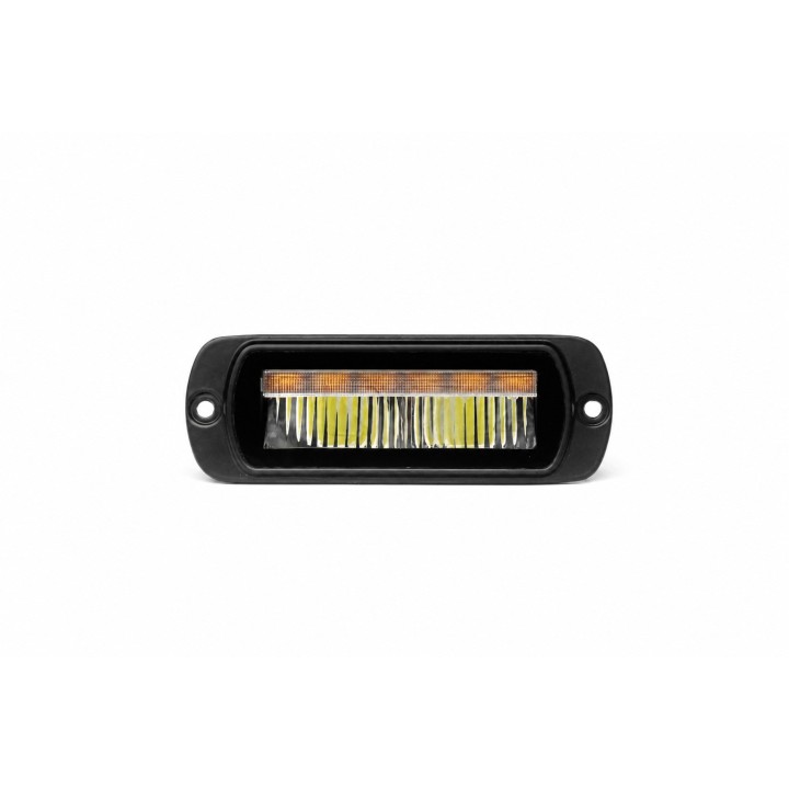 Lampa robocza LED 17 W z funkcją ostrzegawczą, homologacja E9, do zabudowy - ujęcie 3