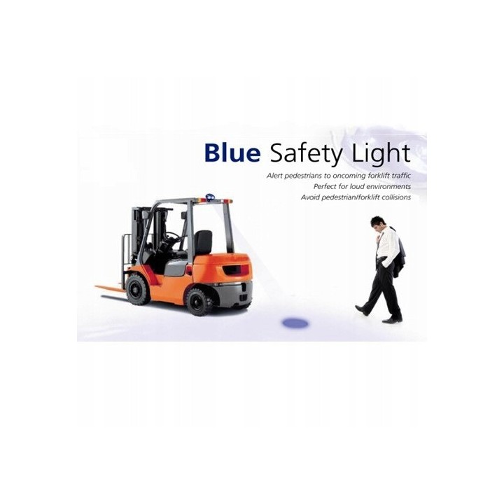 Lampa ostrzegawcza LED niebieska 8 W TXCM 7008 - ujęcie 2