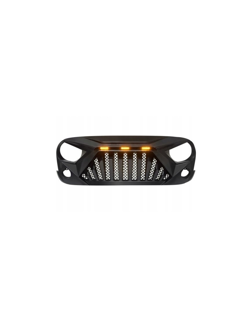 Grill z oświetleniem obrysowym LED Jeep Wrangler JK / JKU 2007-2018