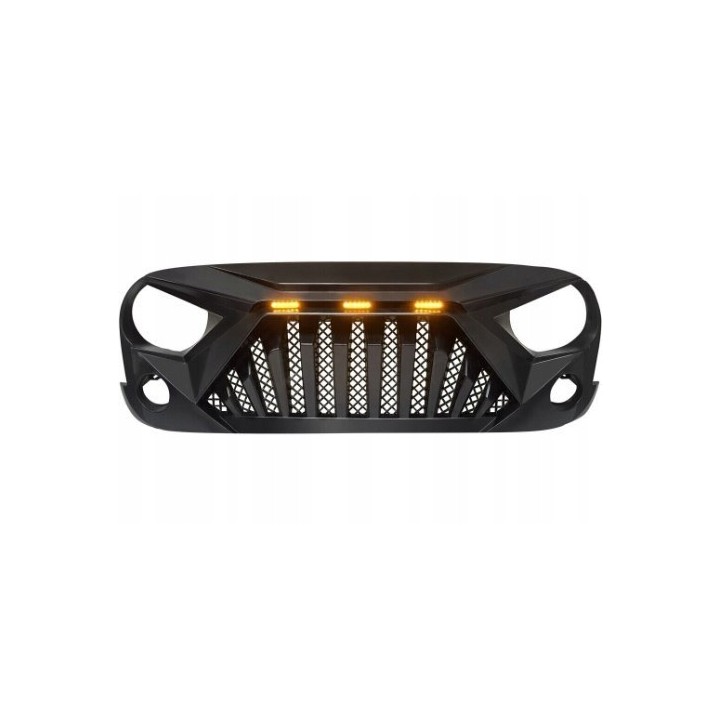 Grill z oświetleniem obrysowym LED Jeep Wrangler JK / JKU 2007-2018