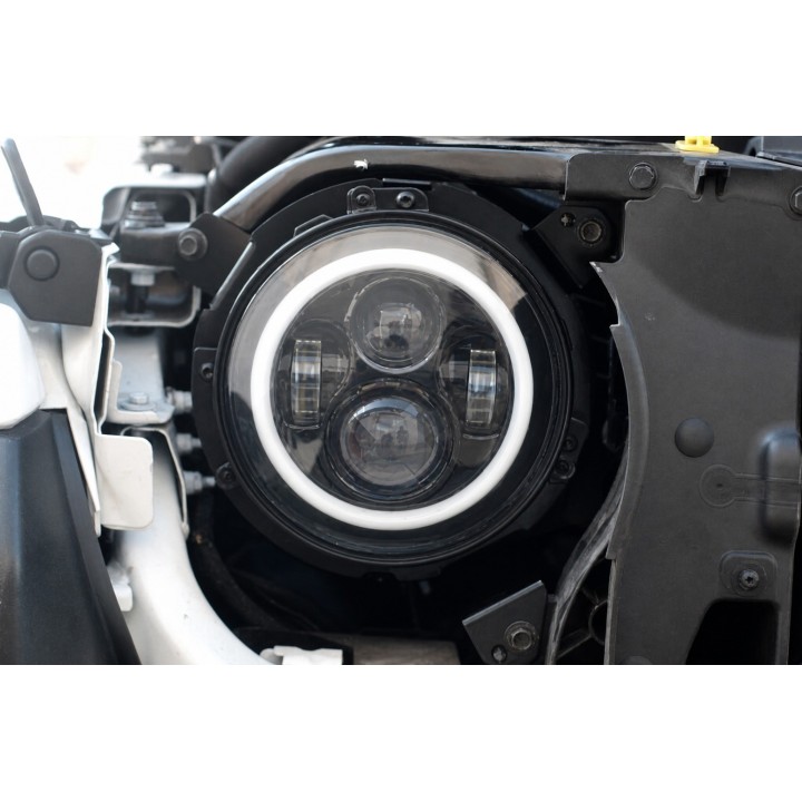 Adaptery reflektorów 9" na 7" – Jeep Wrangler JL 2018+ - ujęcie 2