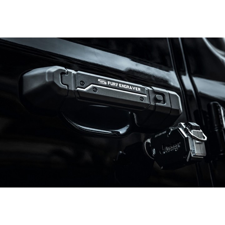 Nakładki klamek Fury Jeep Wrangler JL / JLU i Gladiator JT — komplet 5 szt. - ujęcie 3