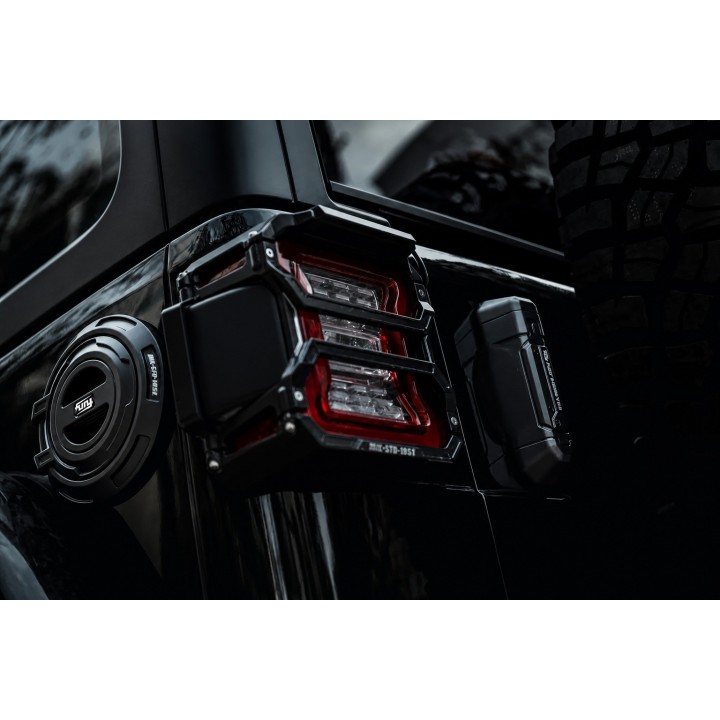 Nakładki klamek Fury Jeep Wrangler JL / JLU i Gladiator JT — komplet 5 szt. - ujęcie 4