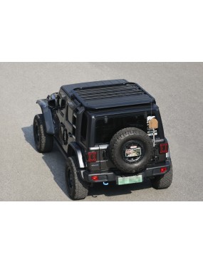 Bagażnik dachowy aluminiowy z drabinką – Jeep Wrangler JLU 2018+