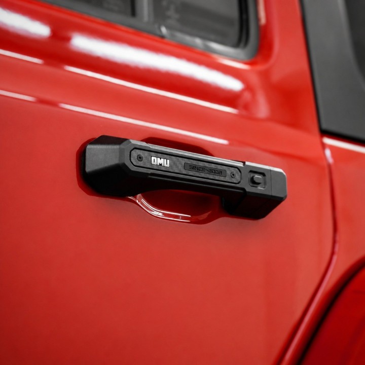 Nakładki klamek OMU Jeep Wrangler JL / JLU i Gladiator JT — komplet 5 szt.