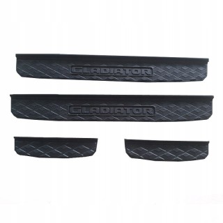 Listwy progowe Jeep Gladiator JT 2020+ — komplet, czarne