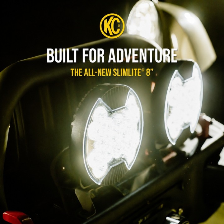 Zestaw lamp LED KC HiLiTES SlimLite 8" — Dodge Ram 1500 Rebel / TRX 2019+ - ujęcie 2