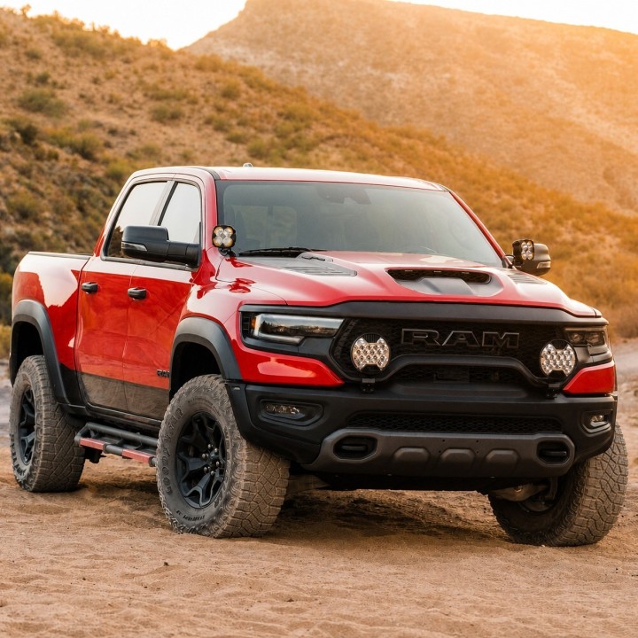 Zestaw lamp LED KC HiLiTES SlimLite 8" — Dodge Ram 1500 Rebel / TRX 2019+ - ujęcie 5
