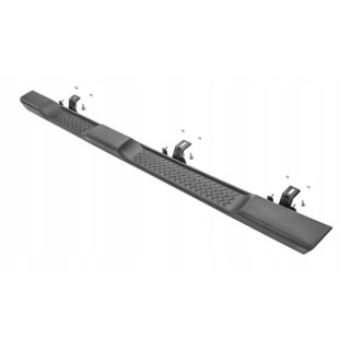 Progi ozdobne Sahara TopFire Jeep Wrangler JKU 4D 2007+ — tworzywo, czarne