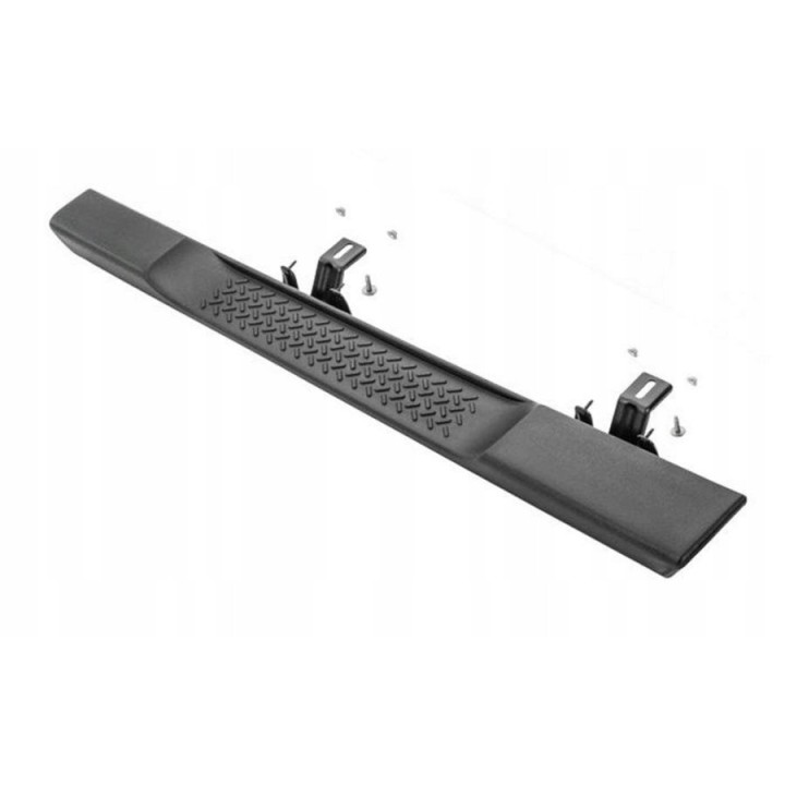 Progi ozdobne Sahara TopFire Jeep Wrangler JK 2D 2007+ — tworzywo, czarne
