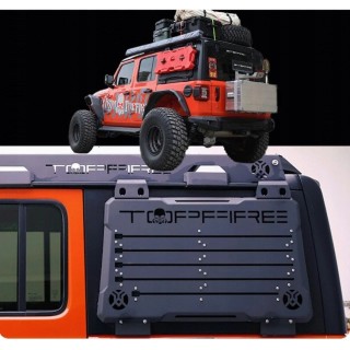 Panele bocznych szyb TopFire komplet P+L Jeep Wrangler JLU 2018-2022