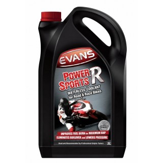 Evans Power Sports R – bezwodny płyn chłodniczy 5 l, motocykle szosowe i wyścigowe