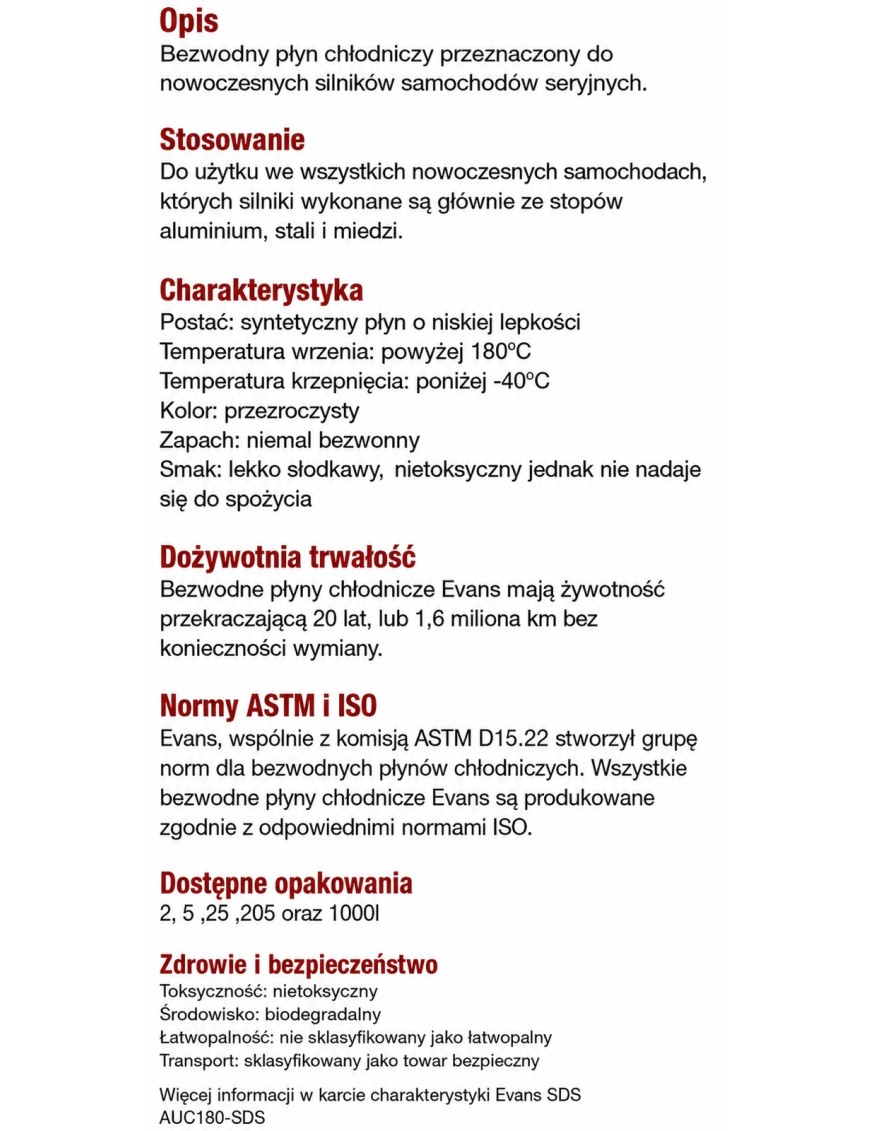 Evans Heavy Duty – bezwodny płyn chłodniczy 25 l, samochody ciężarowe, maszyny i agregaty