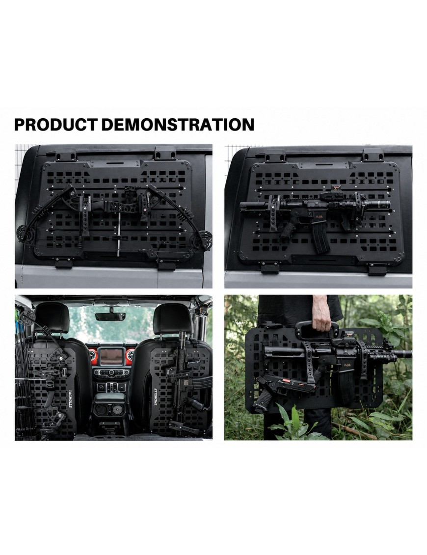 Uchwyty uniwersalne do paneli molle, komplet 2 szt. – Jeep Wrangler JLU, Gladiator, Ford Bronco