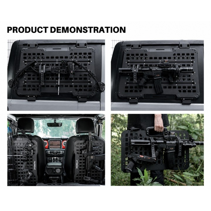 Uchwyty uniwersalne do paneli molle, komplet 2 szt. – Jeep Wrangler JLU, Gladiator, Ford Bronco - ujęcie 4