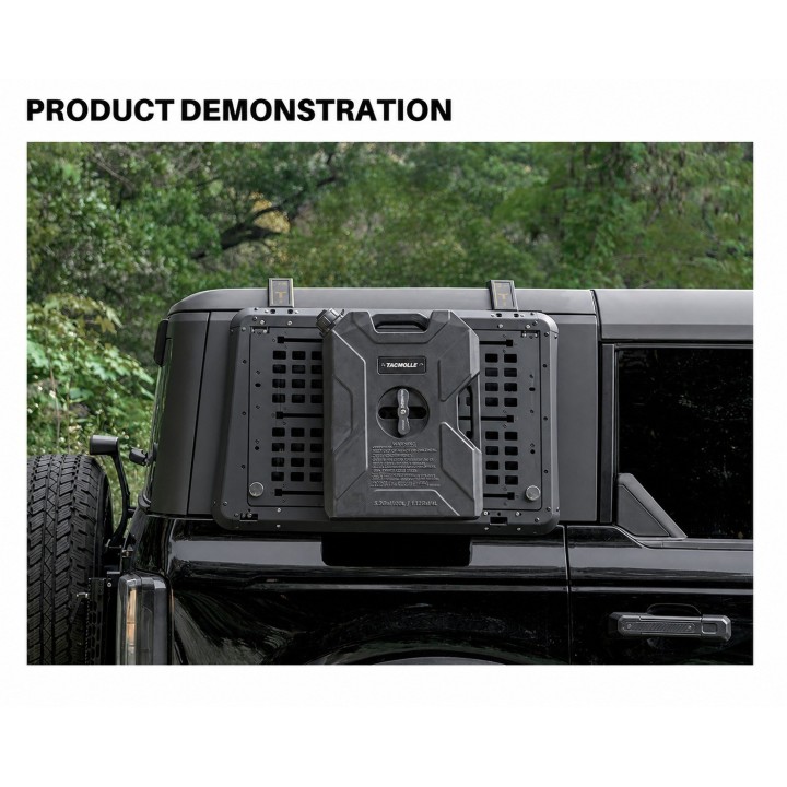 Mocowanie kanistra do paneli molle – Jeep Wrangler JLU, Gladiator, Ford Bronco - ujęcie 4