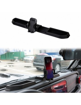 Półka na deskę rozdzielczą z uchwytem na telefon TopFire – Jeep Wrangler JL
