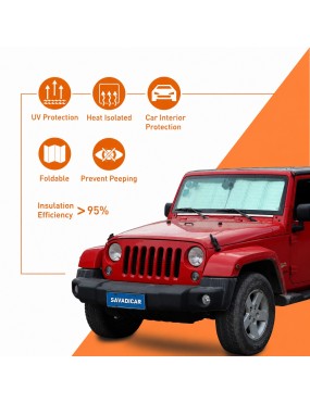 Osłona przeciwsłoneczna szyby czołowej – Jeep Wrangler JL/JLU 2018+, Gladiator JT 2020+