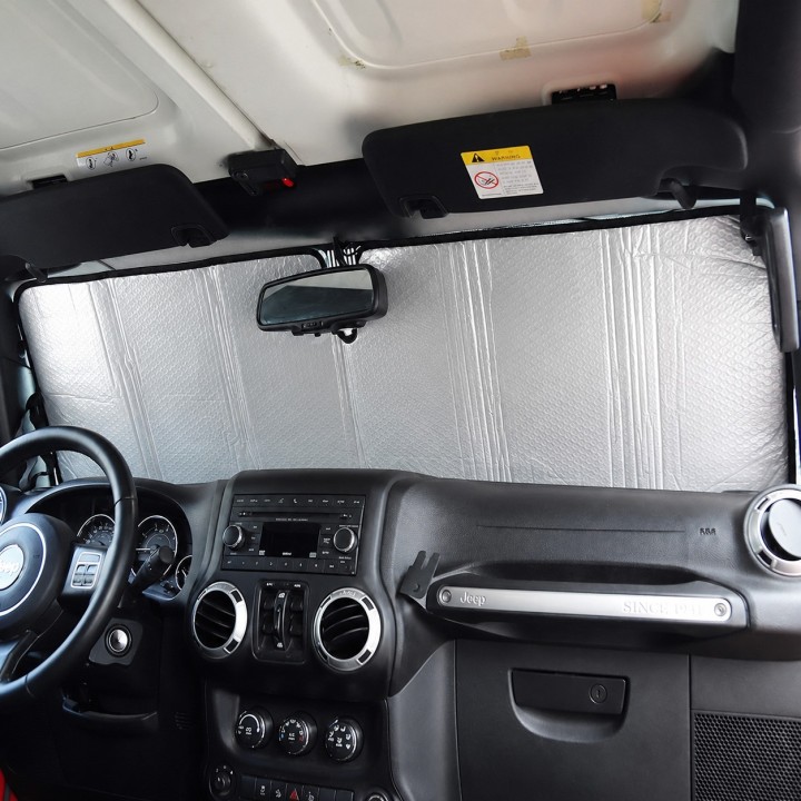 Osłona przeciwsłoneczna szyby czołowej – Jeep Wrangler JK/JKU 2007-2017 - ujęcie 4