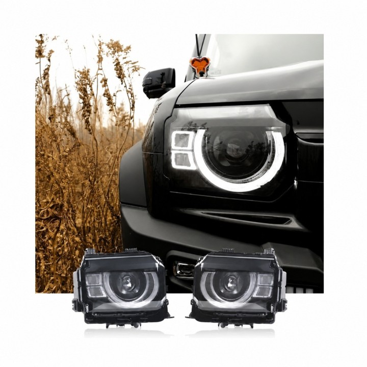 Reflektory LED Defender Style – Jetour T2, komplet - ujęcie 3