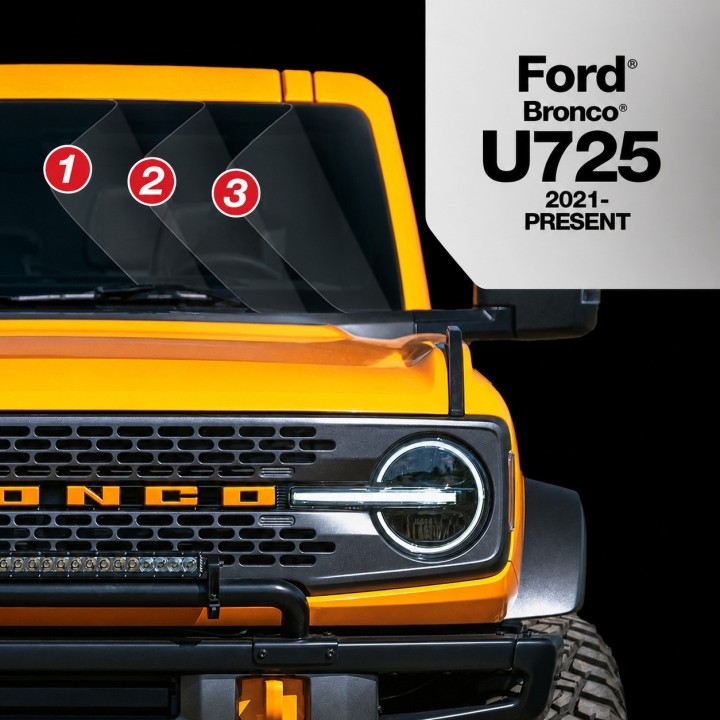 Folia ochronna szyby czołowej Windshield Defense – Ford Bronco 2021+