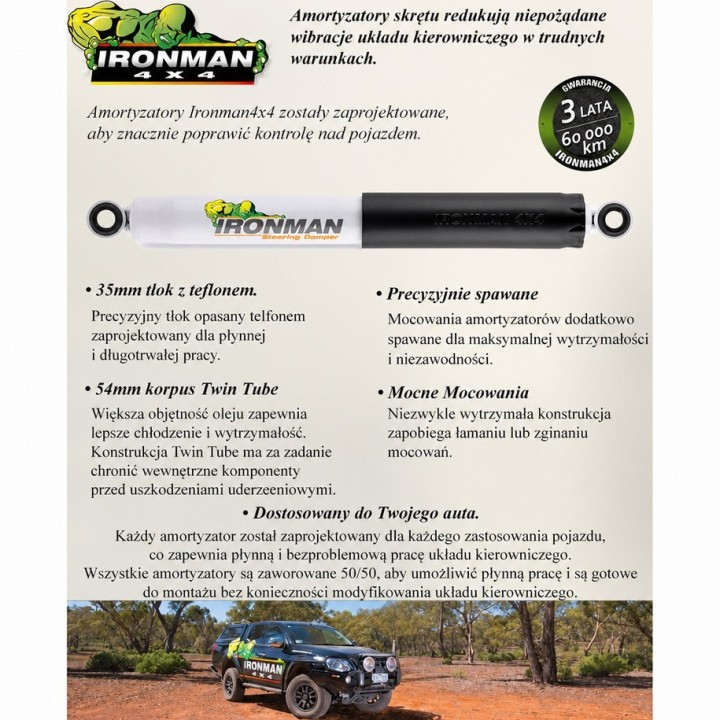 Amortyzator Ironman 4x4 wzmocniony — Land Rover Discovery (3502) - ujęcie 3